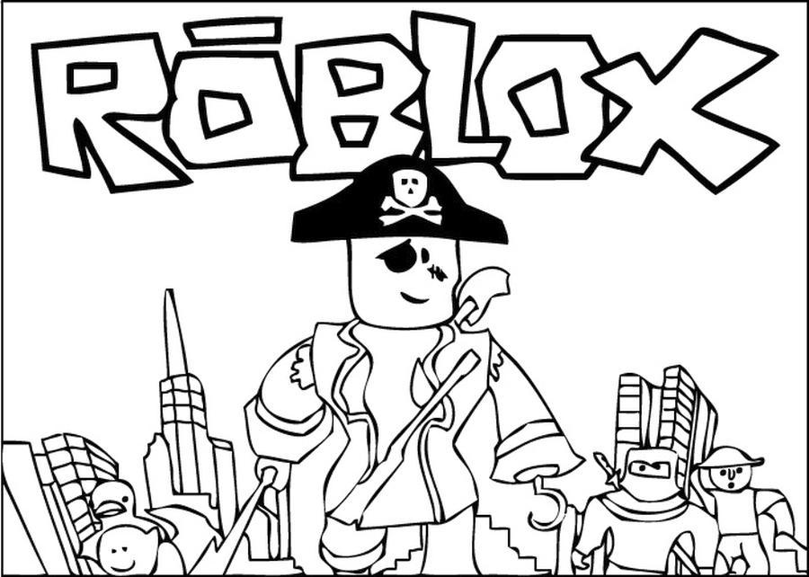 20+ Free Printable Roblox Coloring Pages - EverFreeColoring.com