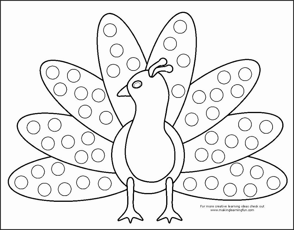 Do A Dot Art Coloring Pages Coloring Home