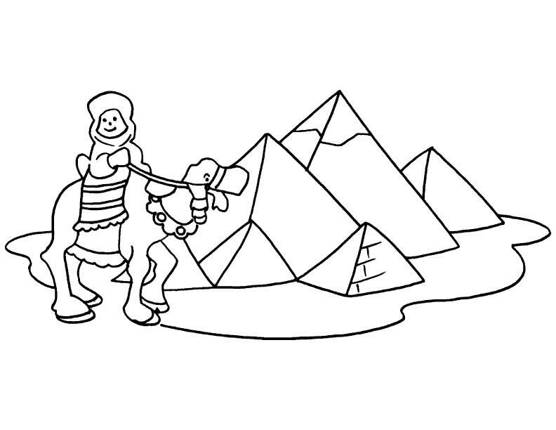 The great pyramid coloring page ...bestcoloringpages.com