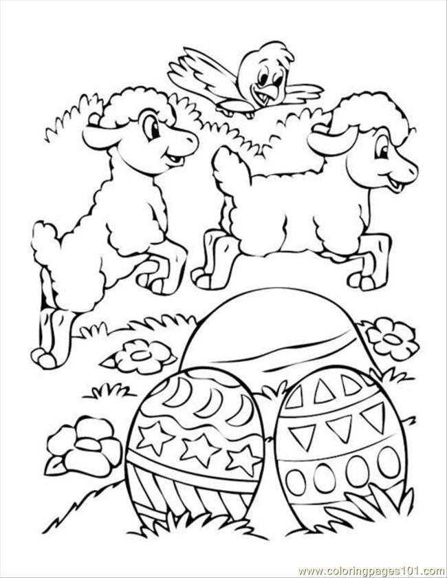 Idays Easter Eggs Sheep Chick Coloring Page for Kids - Free Chick Printable Coloring  Pages Online for Kids - ColoringPages101.com | Coloring Pages for Kids