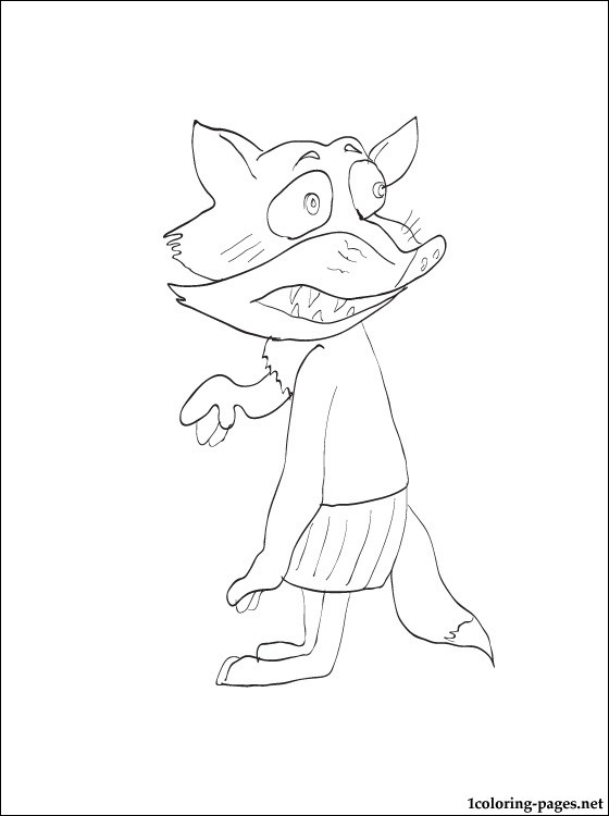 Duke Weaselton Zootopia | Coloring pages