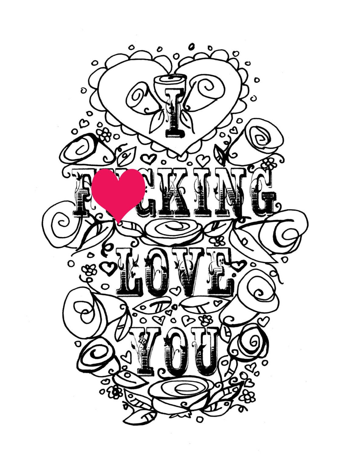 Marvelous Free Printable Coloring Pages For Adults Swear Words – Slavyanka