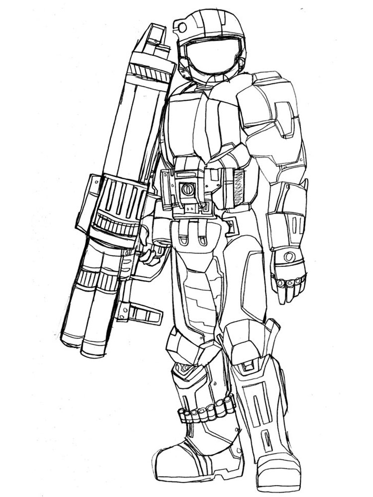 Halo coloring pages. Free Printable Halo coloring pages.