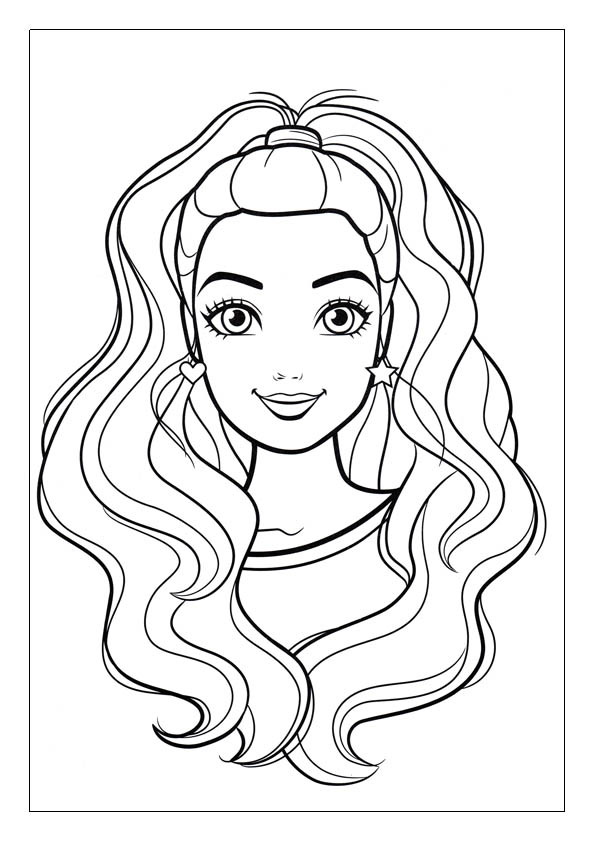 Barbie coloring pages, free printable coloring sheets for kids