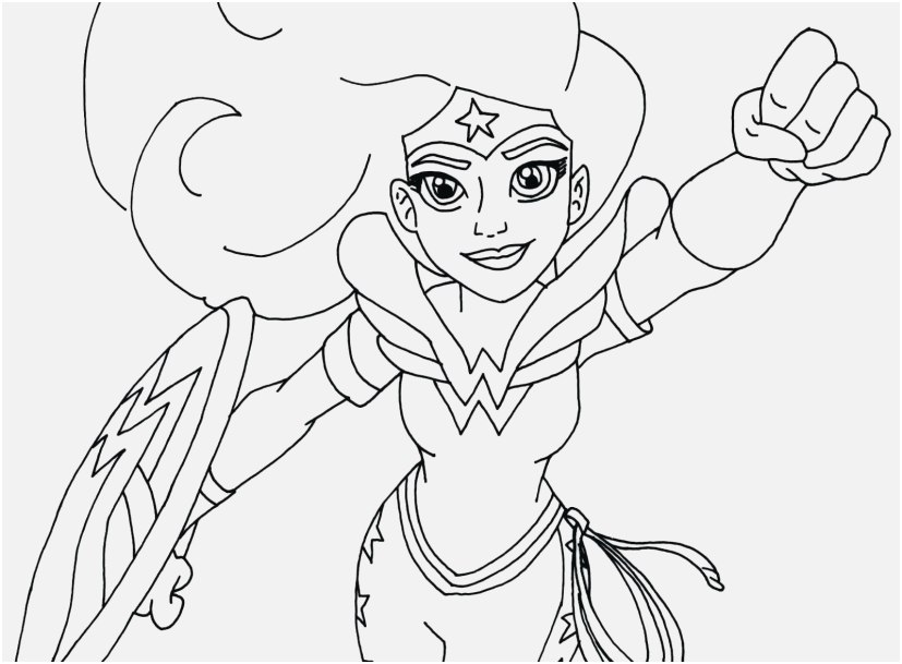 Dc Coloring Pages View Coloring Pages Girl Superhero New Pin by Ho ...