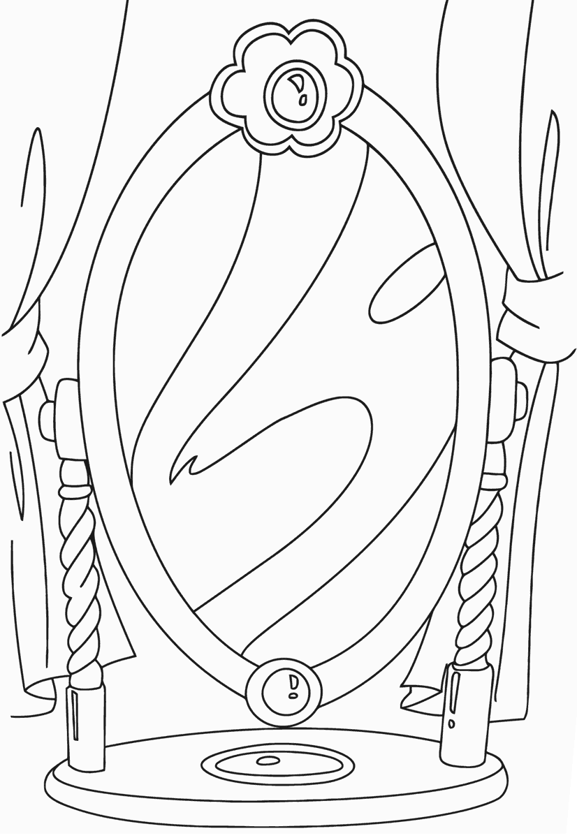 Mirror coloring pages | Coloring pages to download and print