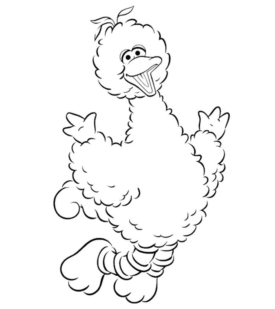 Top 25 Free Printable Big Bird Coloring Pages Online