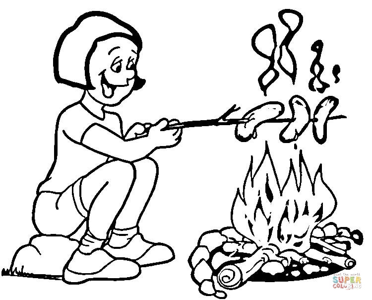 Hiking & Camping coloring pages | Free Coloring Pages