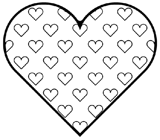 Valentine's Hearts in Hearts Coloring Page | crayola.com