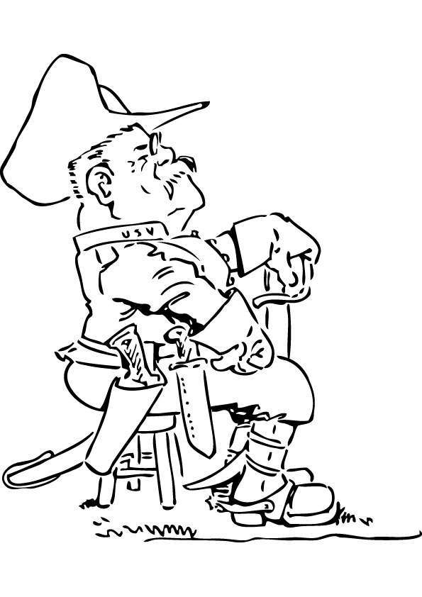 Teddy Roosevelt Coloring Pages 17 best images about teddy ...