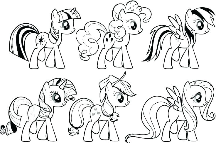 My Little Pony Coloring Page Pages Baby Pinkie Pie Colouring