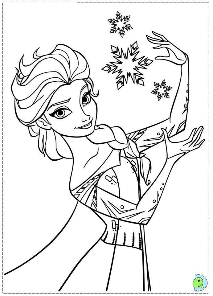 Princess Elsa Coloring Pages Coloring Home