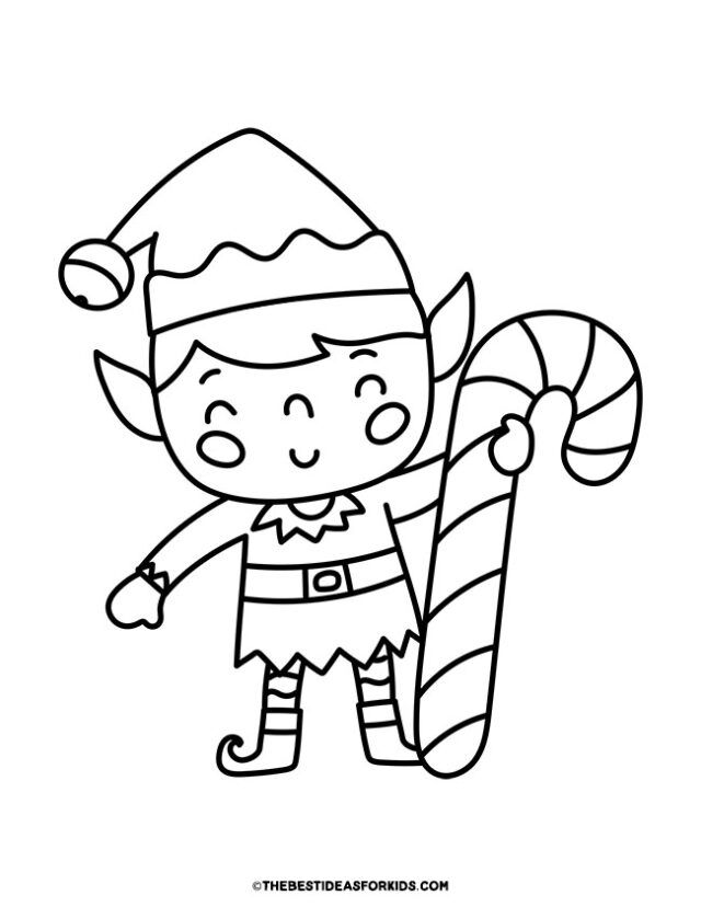 Elf Coloring Pages (Free Printables ...