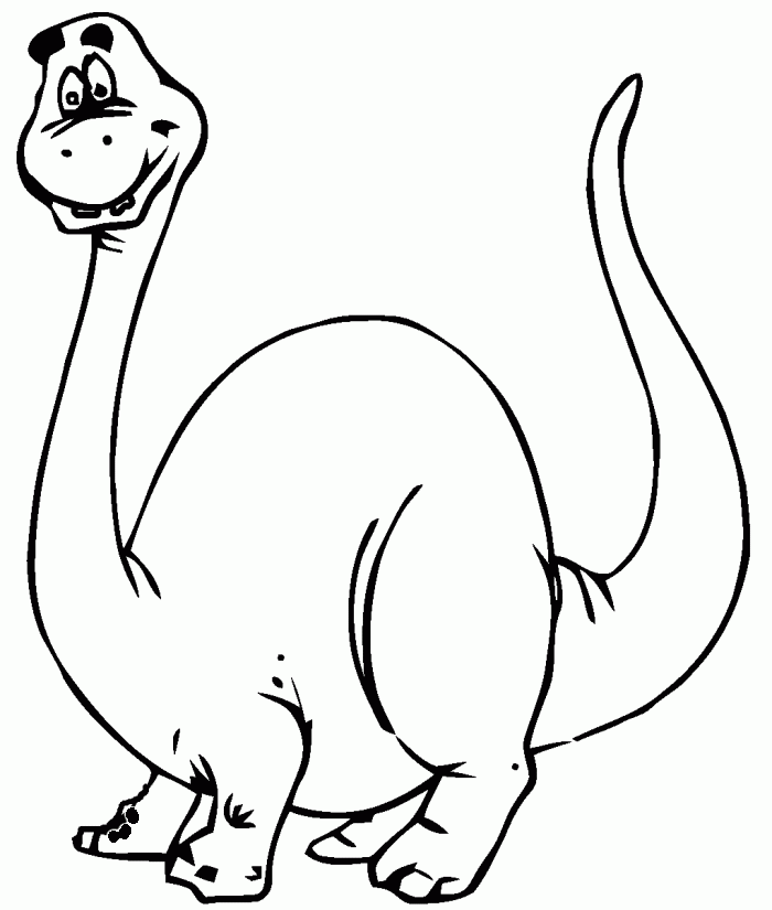 Dinosaur Coloring Pages For Preschoolers