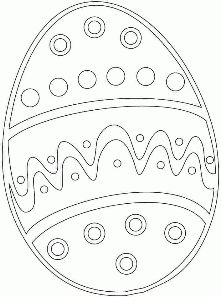 Coloring Pages Easter Egg Printable For Preschool #17143.