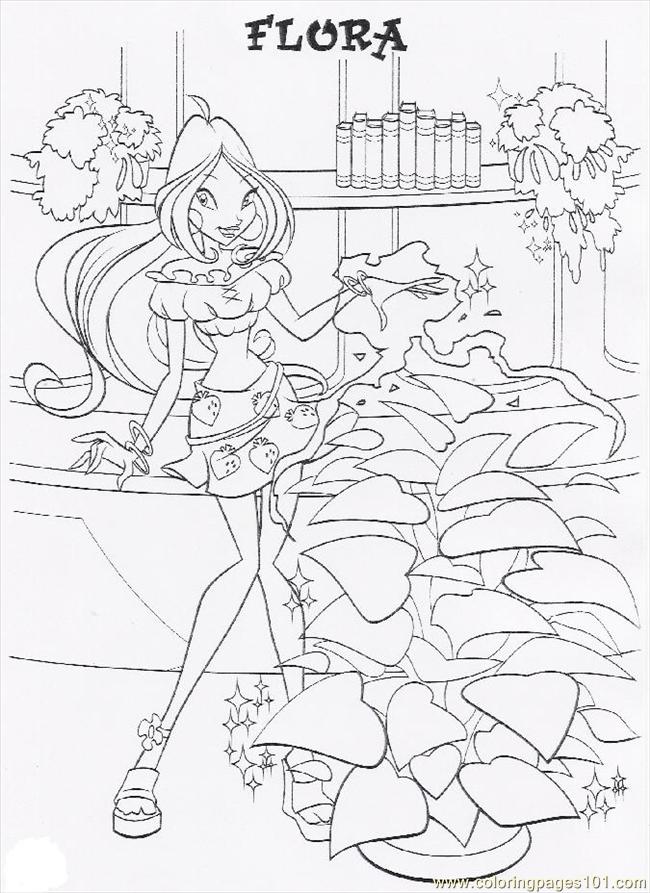 Coloring Pages Winx Club01 (18) (Cartoons > Winx Club) - free 