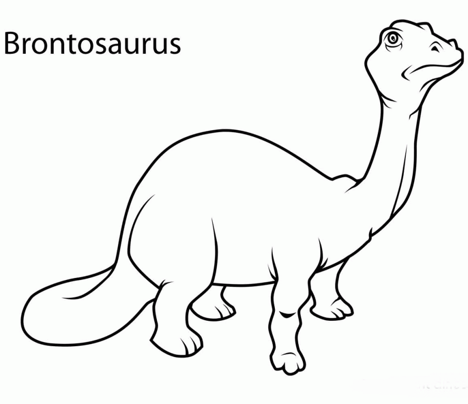 Beasts Coloring Pages Funny Dinosaur Kids Quoteko 207819 Long Neck 