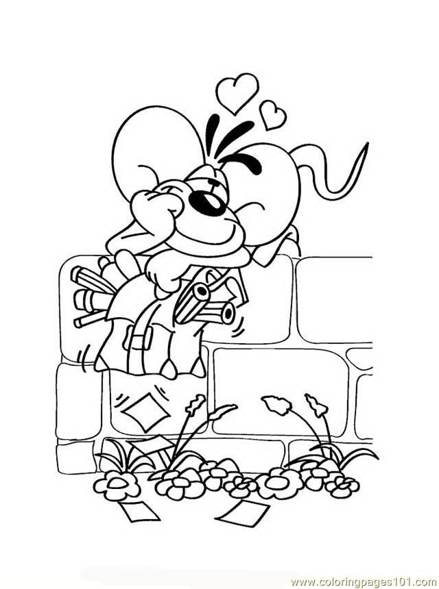 Coloring Pages Diddl 35 (Cartoons > Diddl) - free printable 