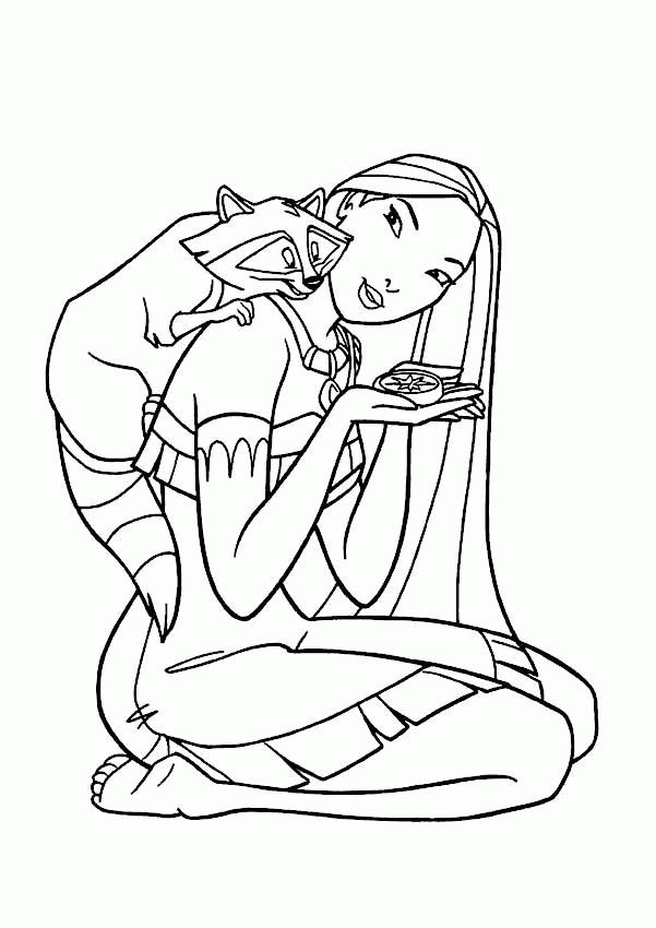 Pocahontas Coloring Pages To Print Free | The Coloring Pages