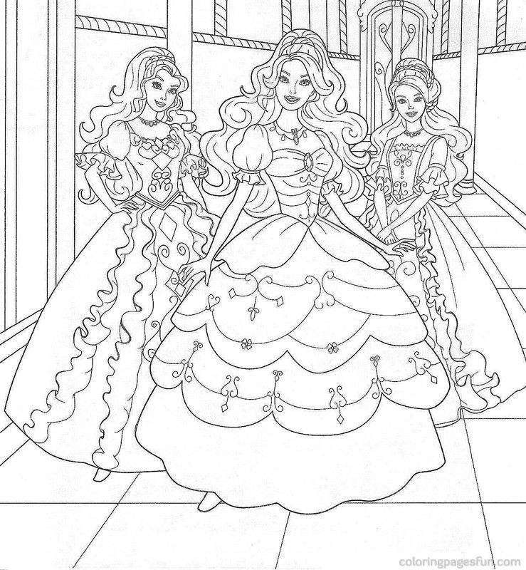 Barbie Coloring Page | Free coloring pages