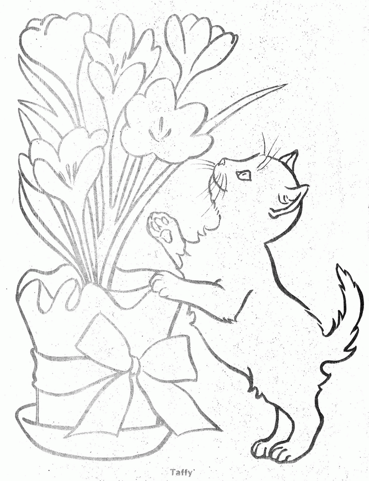 Three Little Kittens Coloring Pages - Coloring Home