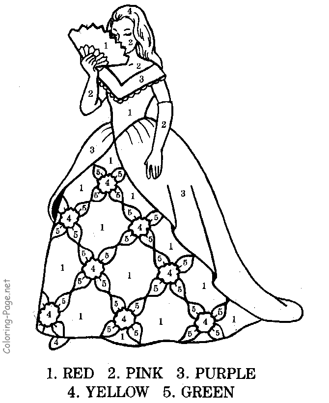 Coloring By Numbers For Adults Coloring Home