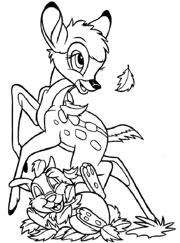 Thumper Coloring Pages  Coloring  Home
