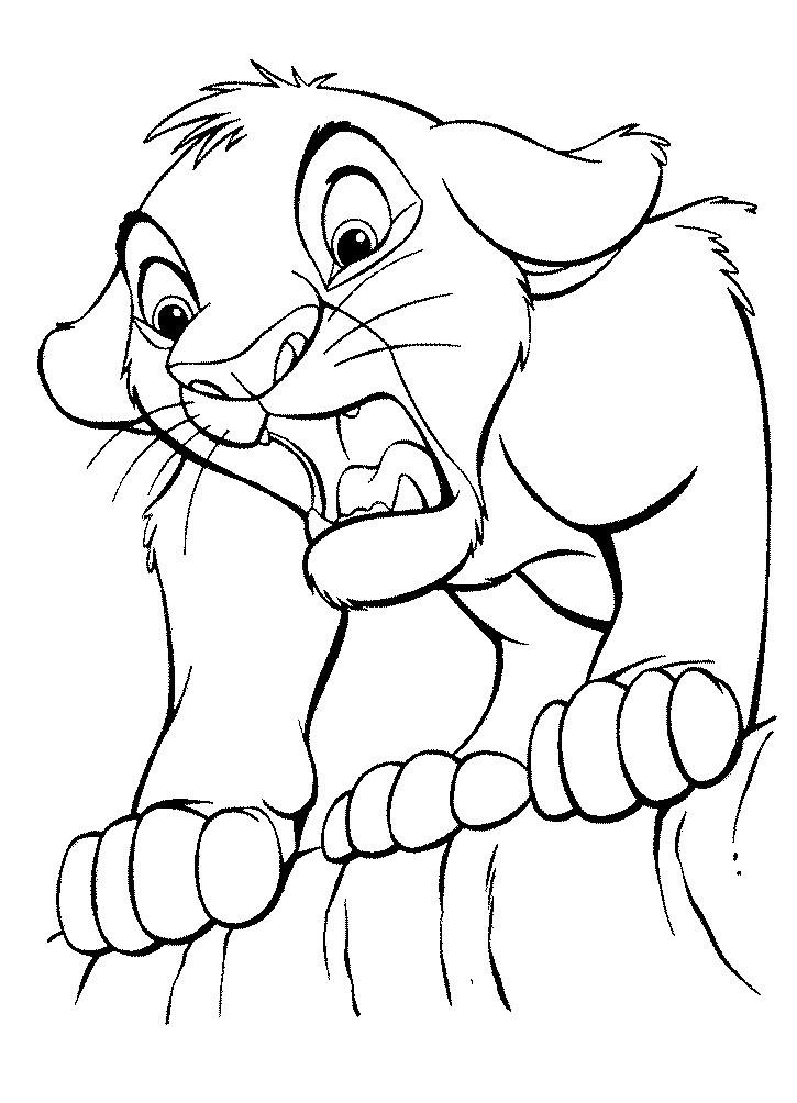 lion king lion king 10 Colouring Pages (page 2)