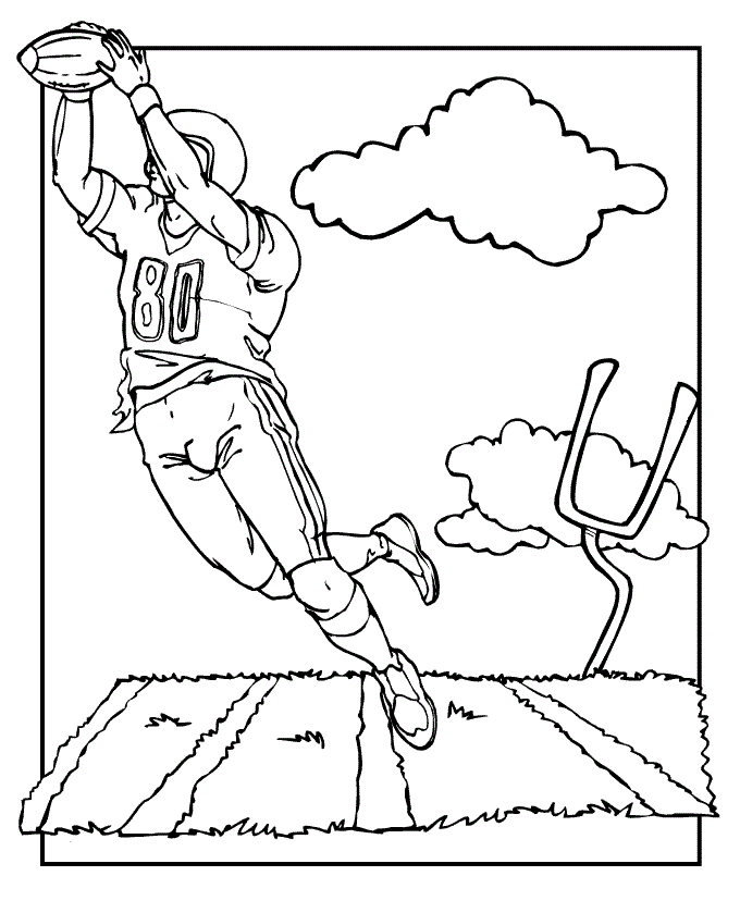 Free Coloring Pages Of Football