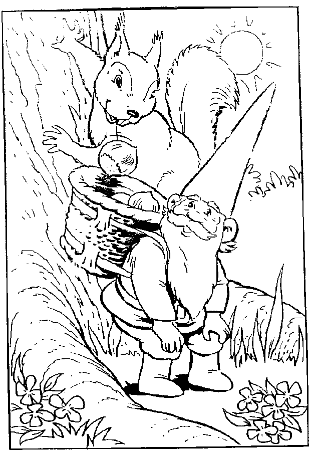 David GNOME Colouring Pages (page 2)