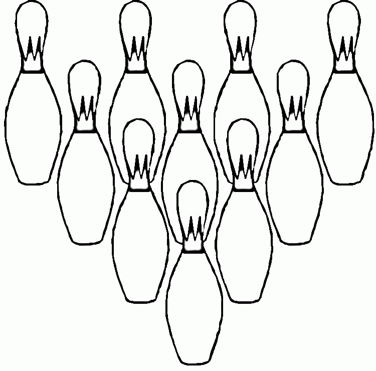 Bowling Coloring Pages | Birthday Printable