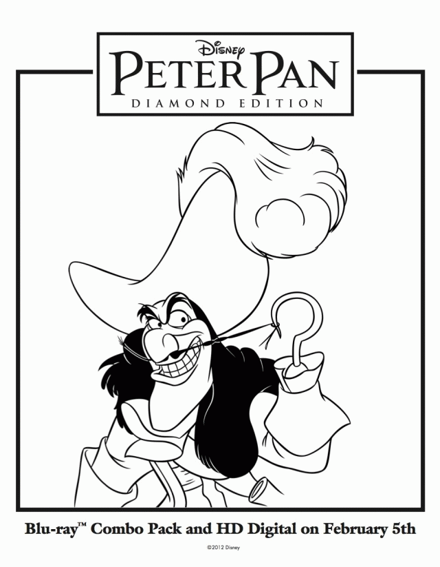 Captain Hook Coloring Pages Coloring Home