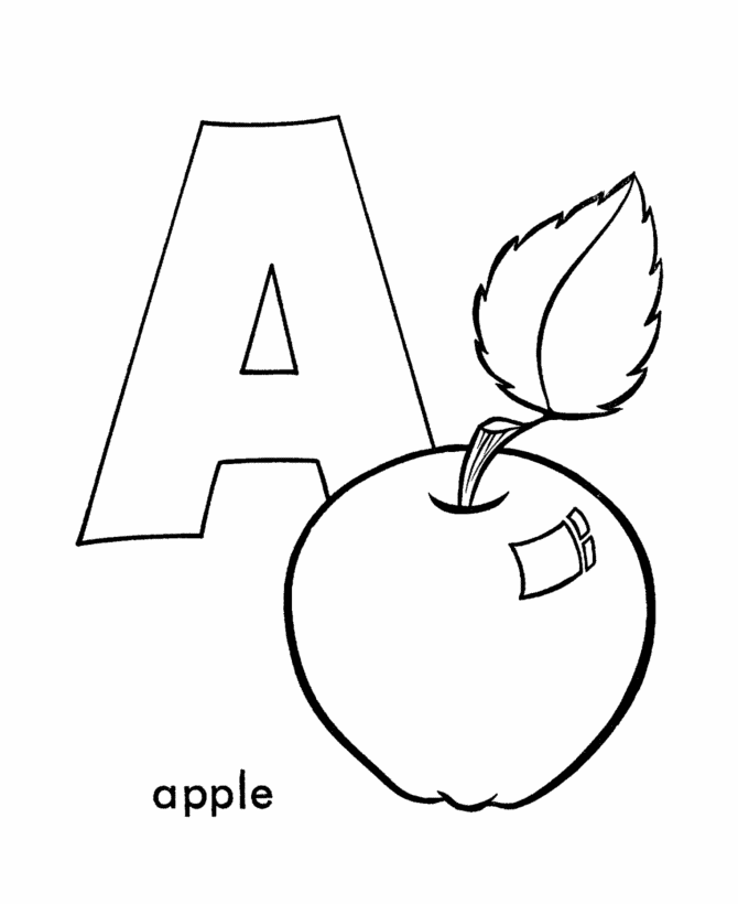 Alphabet Coloring Sheet | Other | Kids Coloring Pages Printable