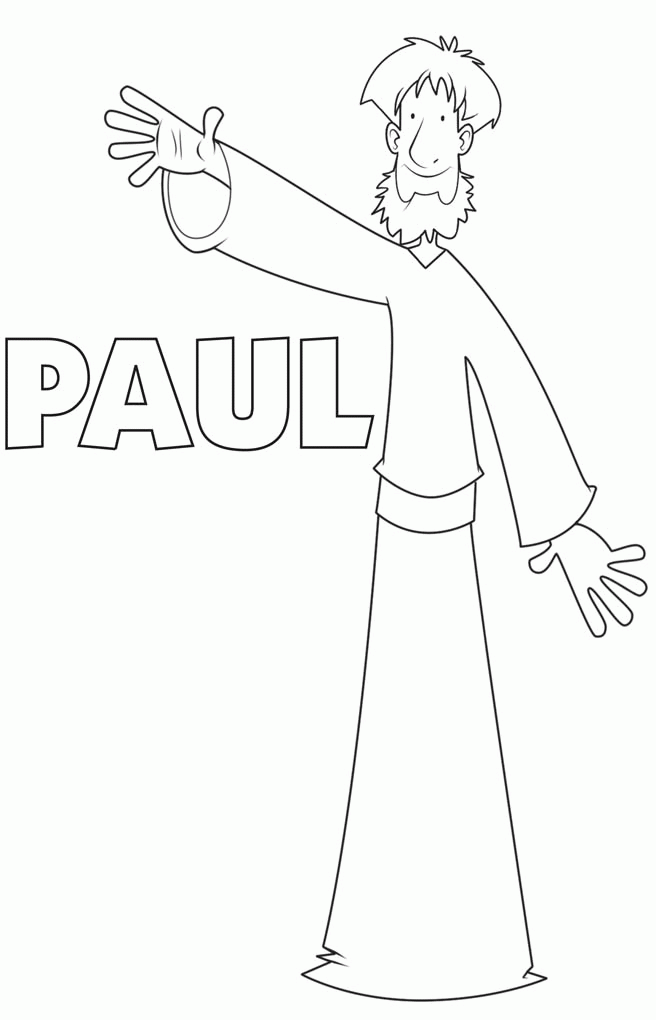 Paul Coloring Pages - Coloring Home