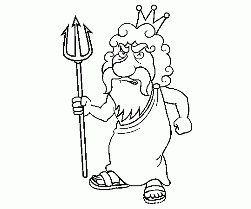 poseidon coloring pages | Coloring Picture HD For Kids | Fransus 