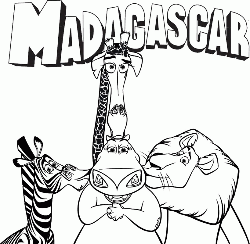 Madagascar Coloring Pages 61 | Free Printable Coloring Pages 