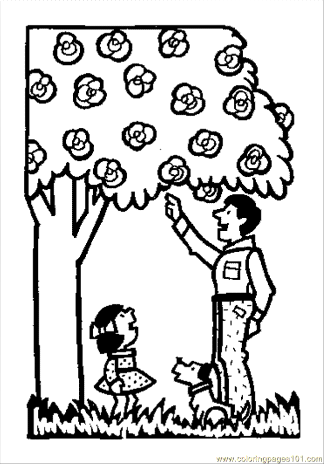 Coloring Pages Garden Coloring Pages 5 (Natural World > Trees 
