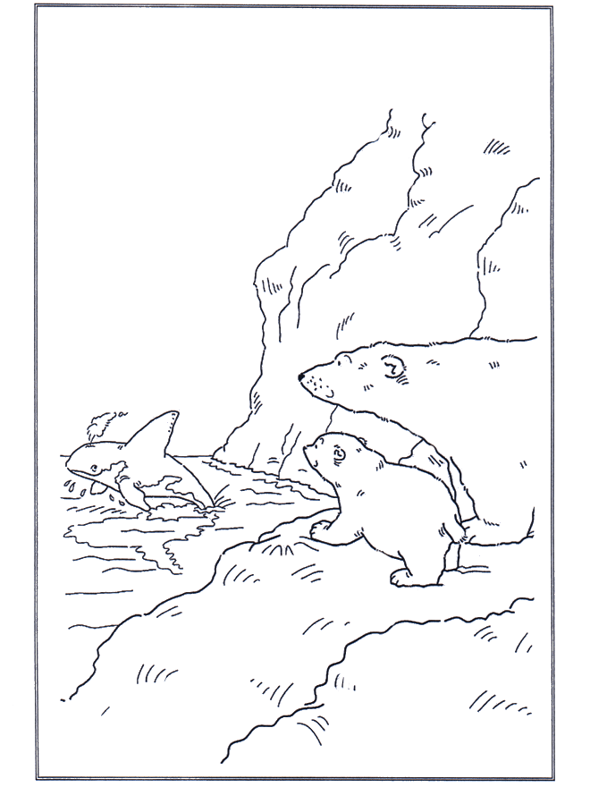 the little polar bear coloring pages