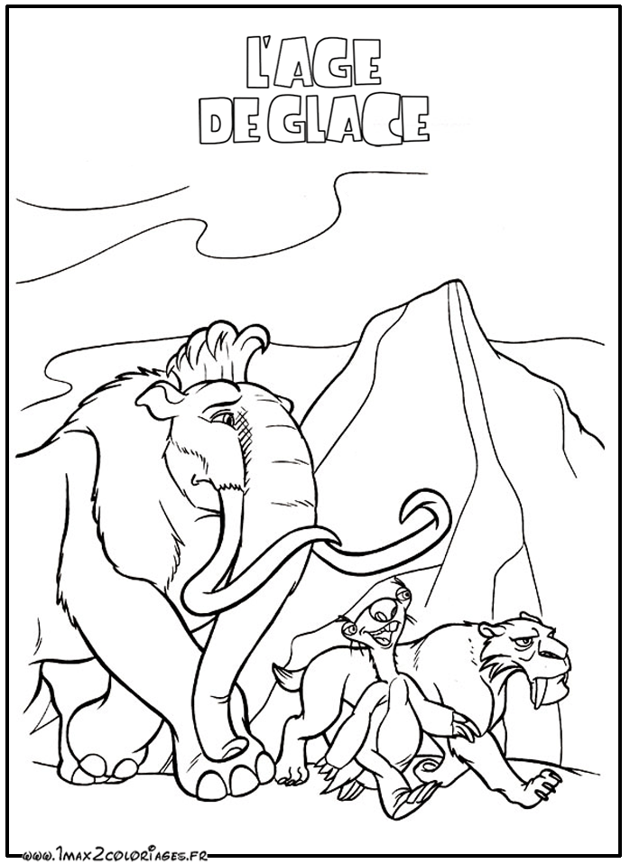 Ice Age Manny Coloring Home