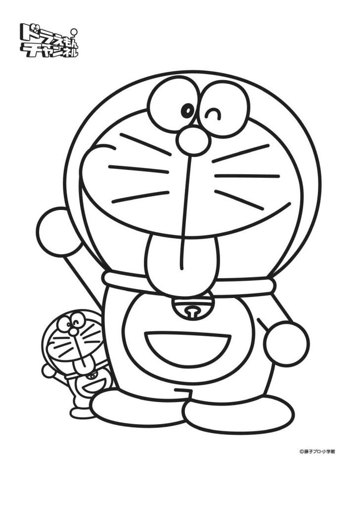 Simple Doraemon Coloring Book - deColoring