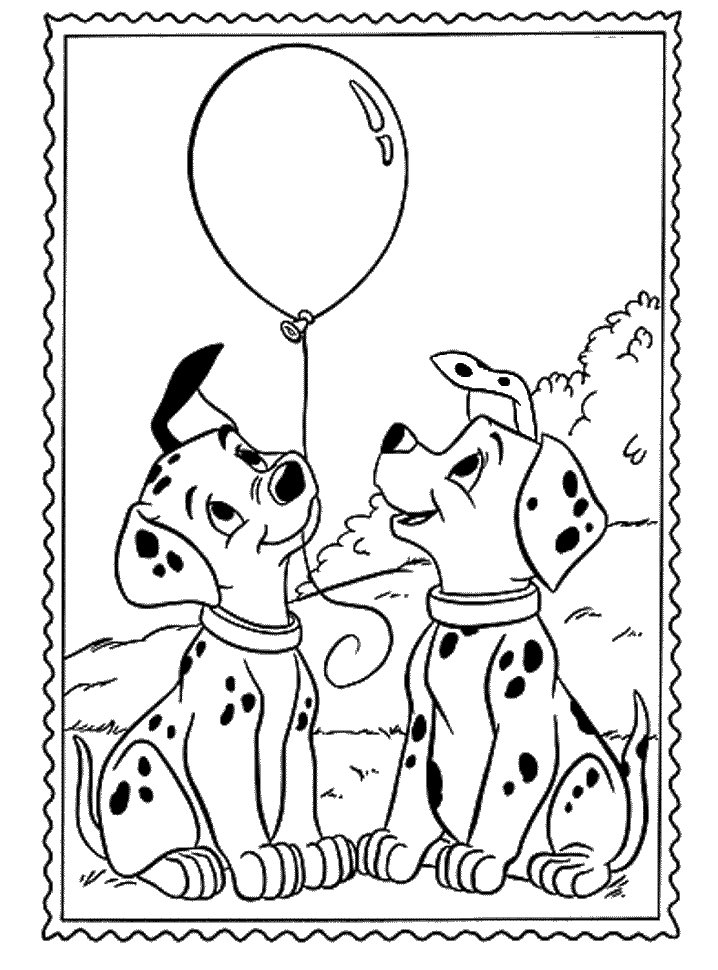 101 Dalmations Coloring Pages | Coloring