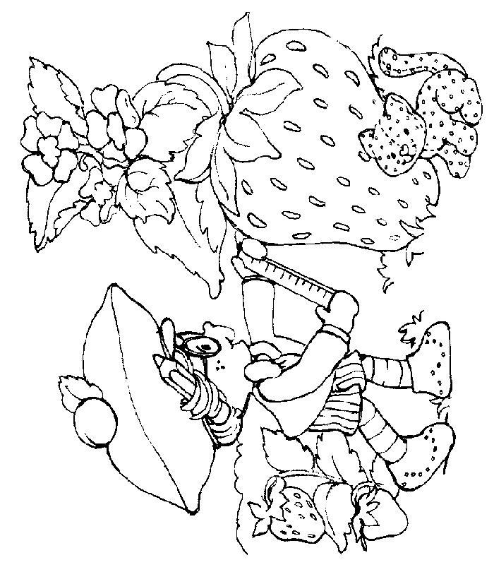 Free Printable Strawberry Shortcake Coloring Page | coloring pages