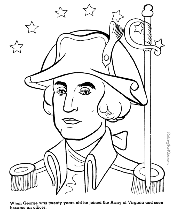 George Washington Coloring Pages 151 | Free Printable Coloring Pages