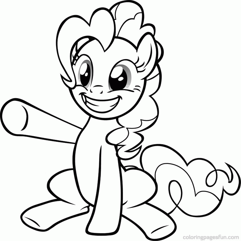 Free Coloring Pages My Little Pony