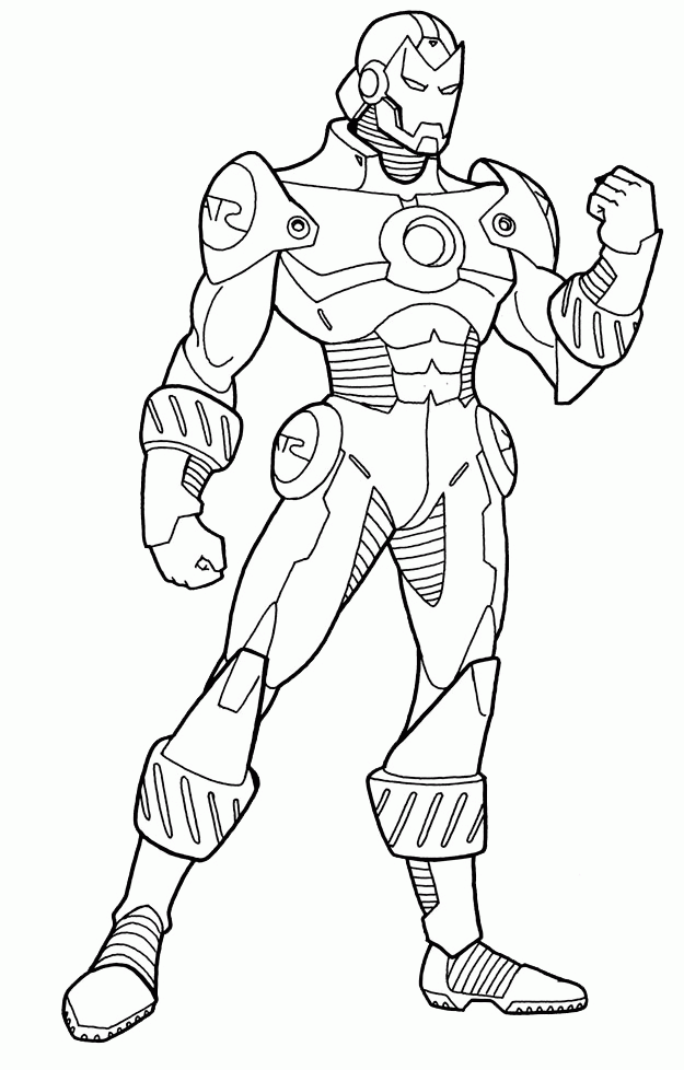Iron Man Images For Kids - Coloring Home