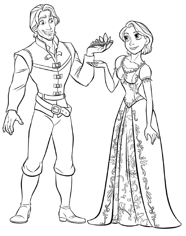 Tangled Coloring Pages | ColoringMates.