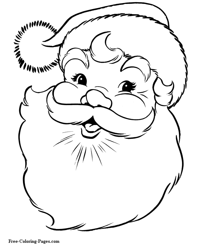 Christmas coloring pages - Santa Claus | Digistamp Weihnachten | Pint…