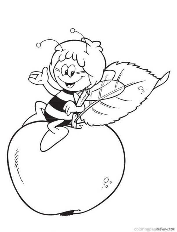 Maya The Bee Coloring Pages 29 | Free Printable Coloring Pages 