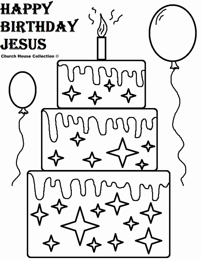 Jesus Is Born Coloring Page Kids | 99coloring.