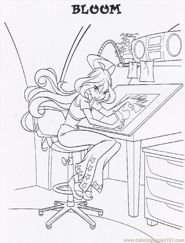 Coloring Pages Winx Club01 (20) (Cartoons > Winx Club) - free 